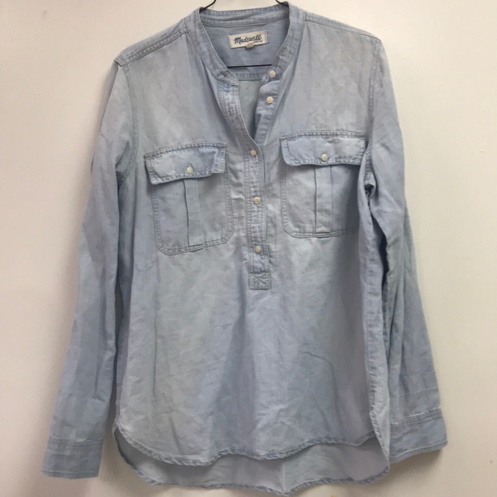 Madewell denim long sleeve shirt size s